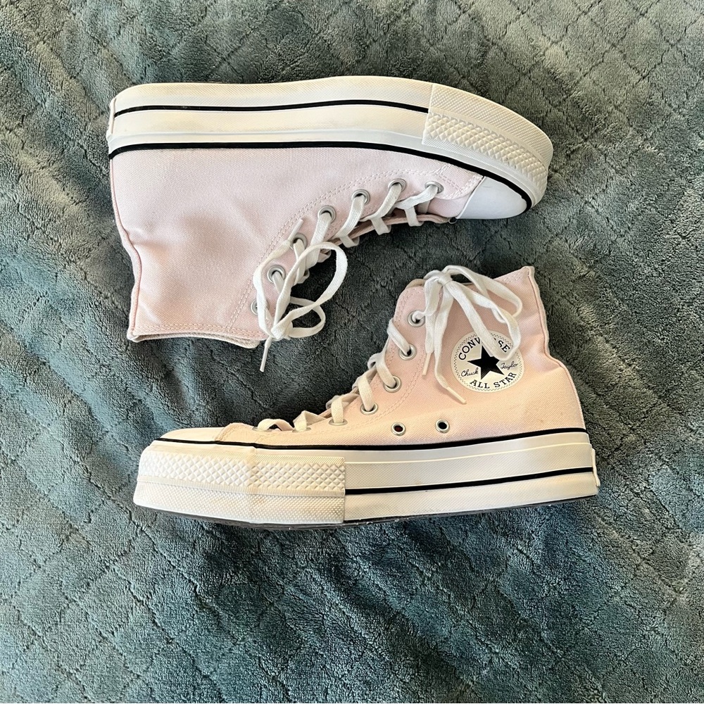 Converse‎ Chuck Taylor All Star Lift Platform High Top Pink A05135F Womens 8.5